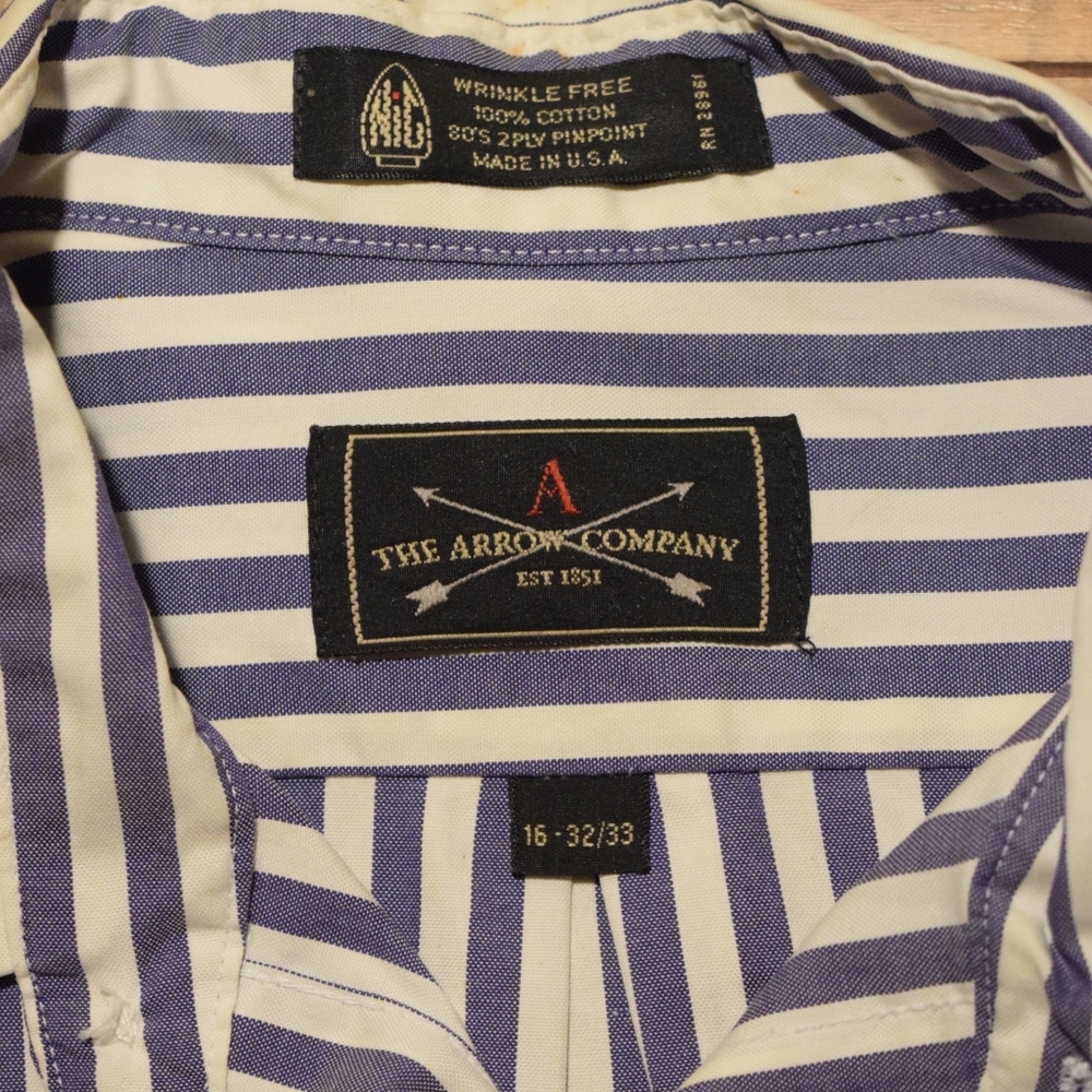 Cropped, The arrow company, dress shirt.